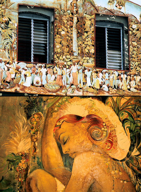 Peinture (Haut : Fort-de-France – 1997 / Bas : Habitation Clément – Martinique - 1997)