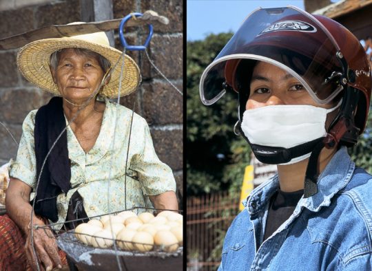 Ma grand-mère et moi - Lamphun - Thaïlande - 2002